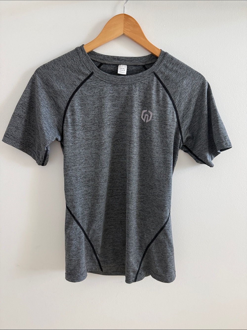 Men's Heather Gray Performance Crew Neck Shirt